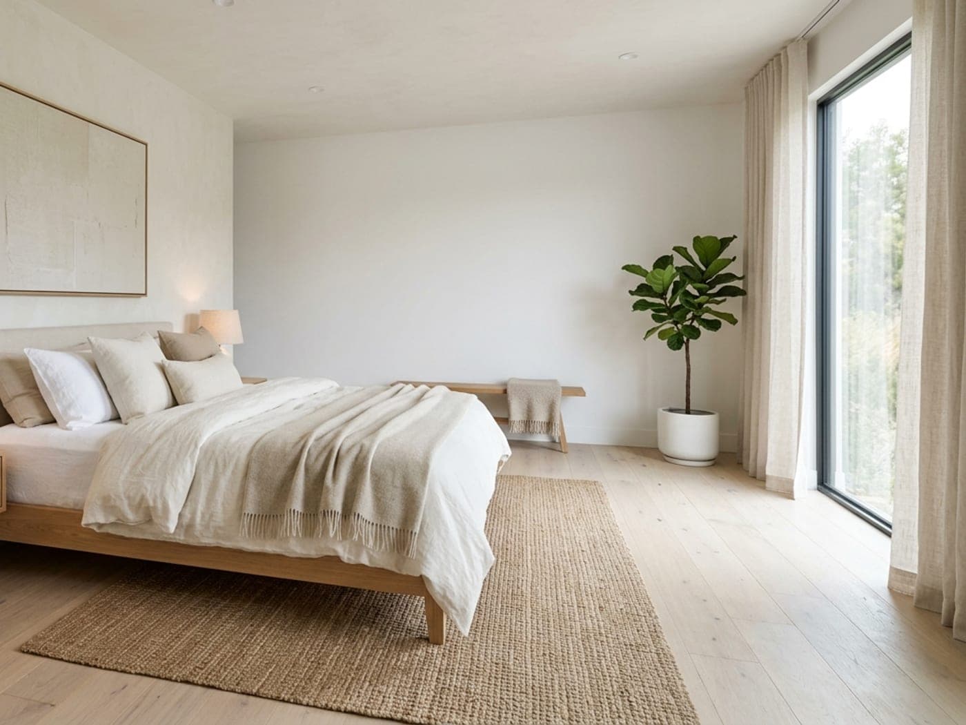 Minimaliste La chambre à coucher