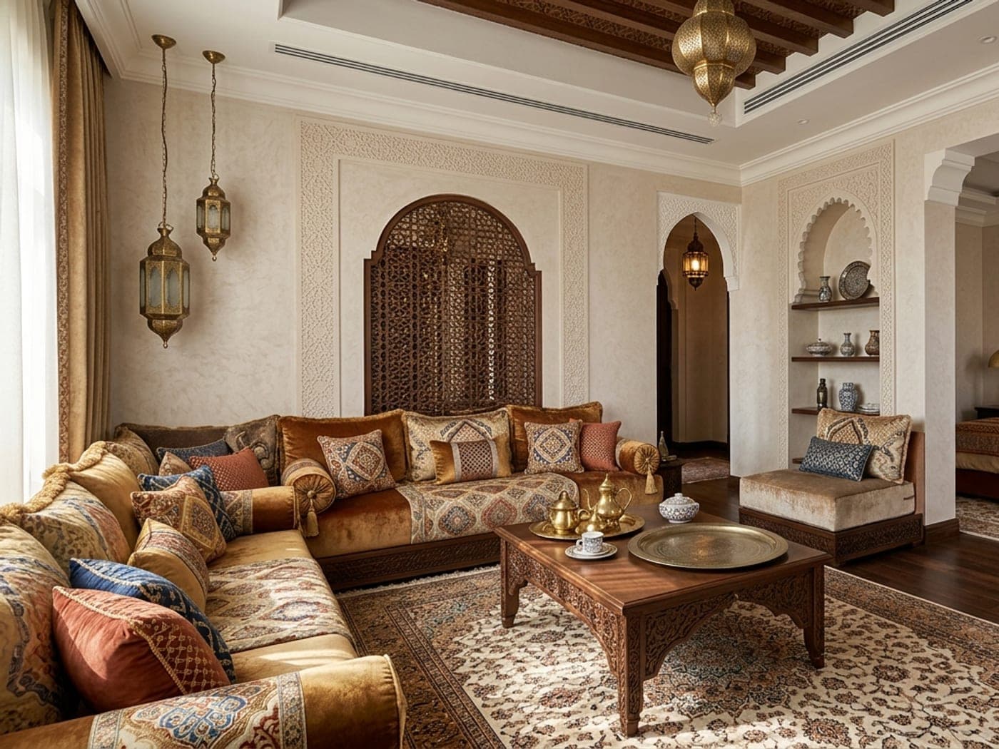 Le style oriental moderne La chambre à coucher