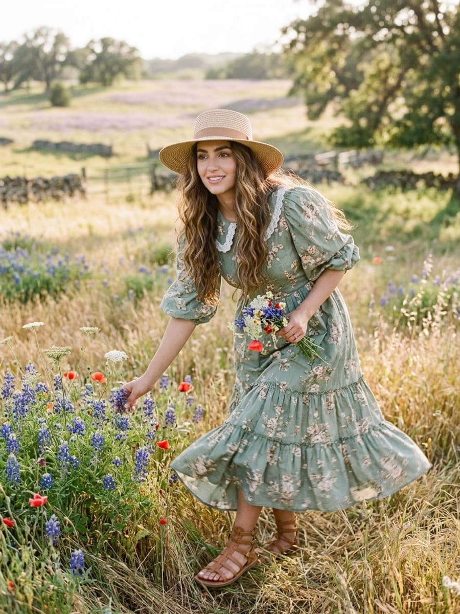 Cottagecore outfit idea 1